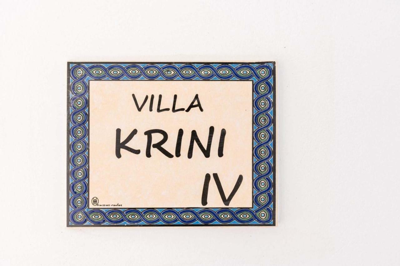 Krini Lindos Luxury Villas エクステリア 写真